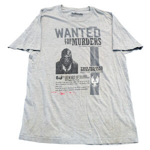 Mid 2000s Dishonored Wanted Video Game t shirt